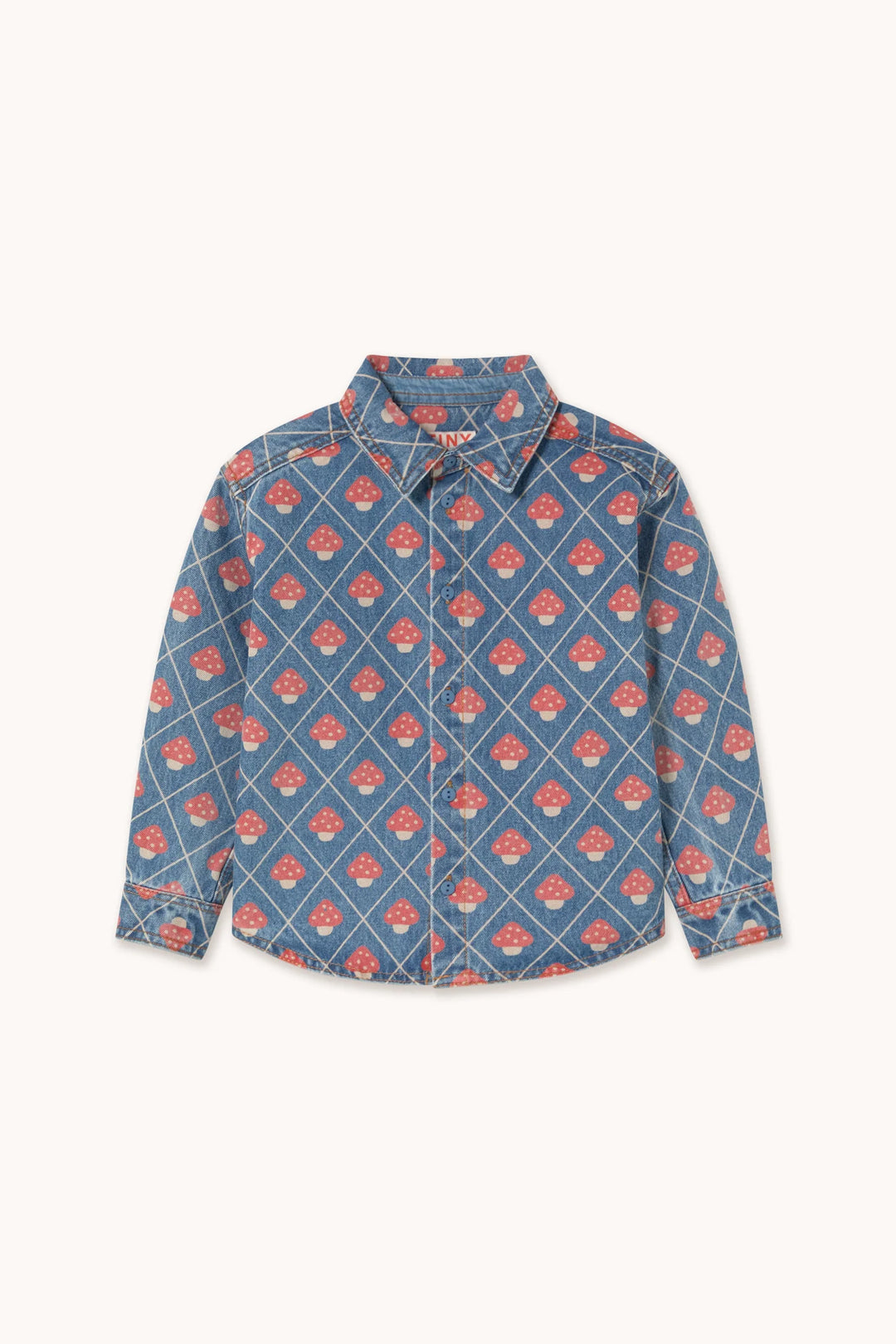 Mushrooms Denim Shirt