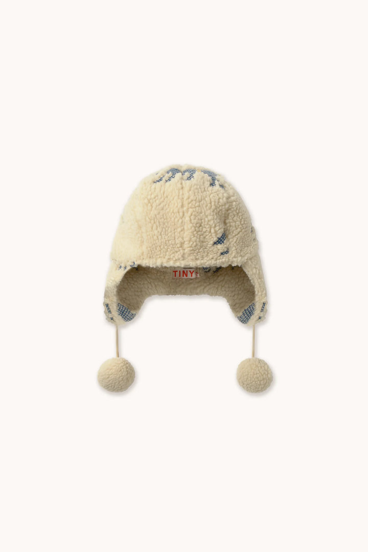 Horses High-Pile Earflap Beanie
