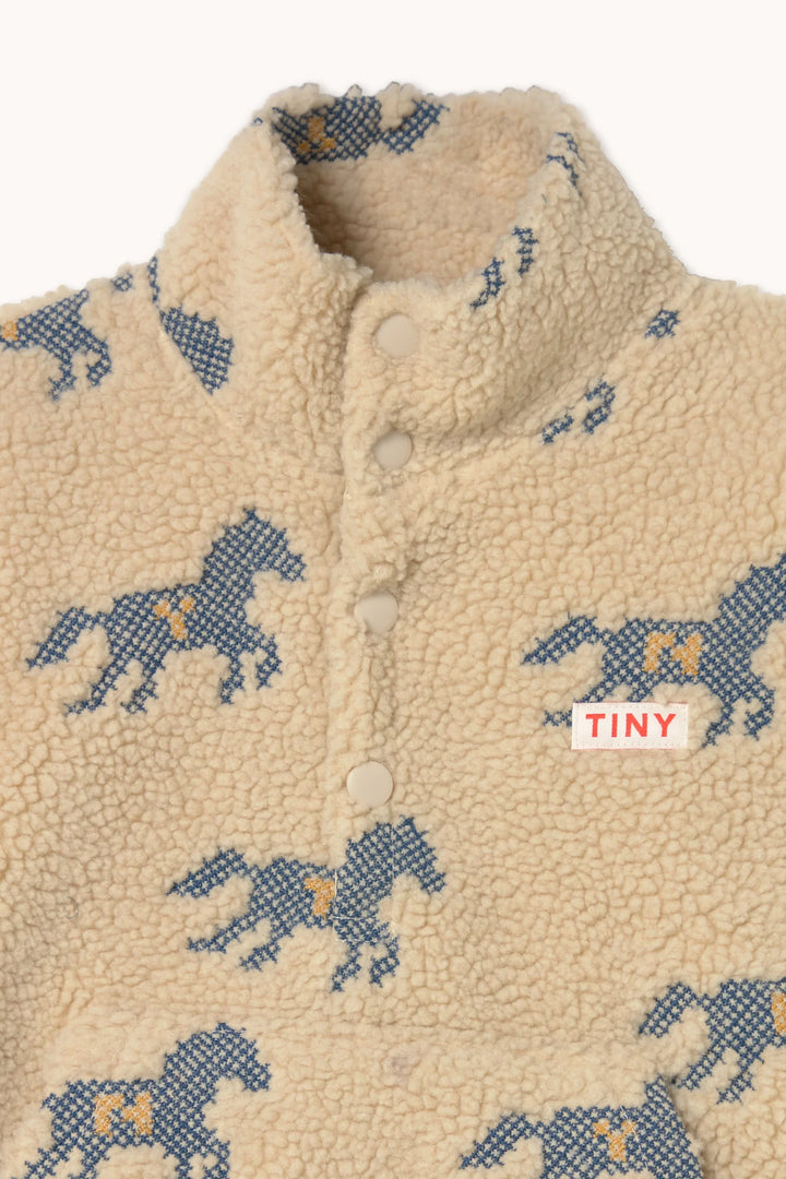 Horses High-Pile Sweatshirt
