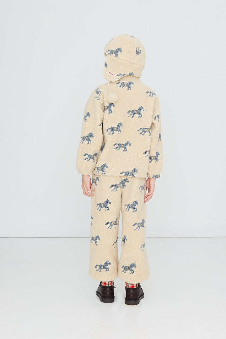 Horses High-Pile Sweatshirt