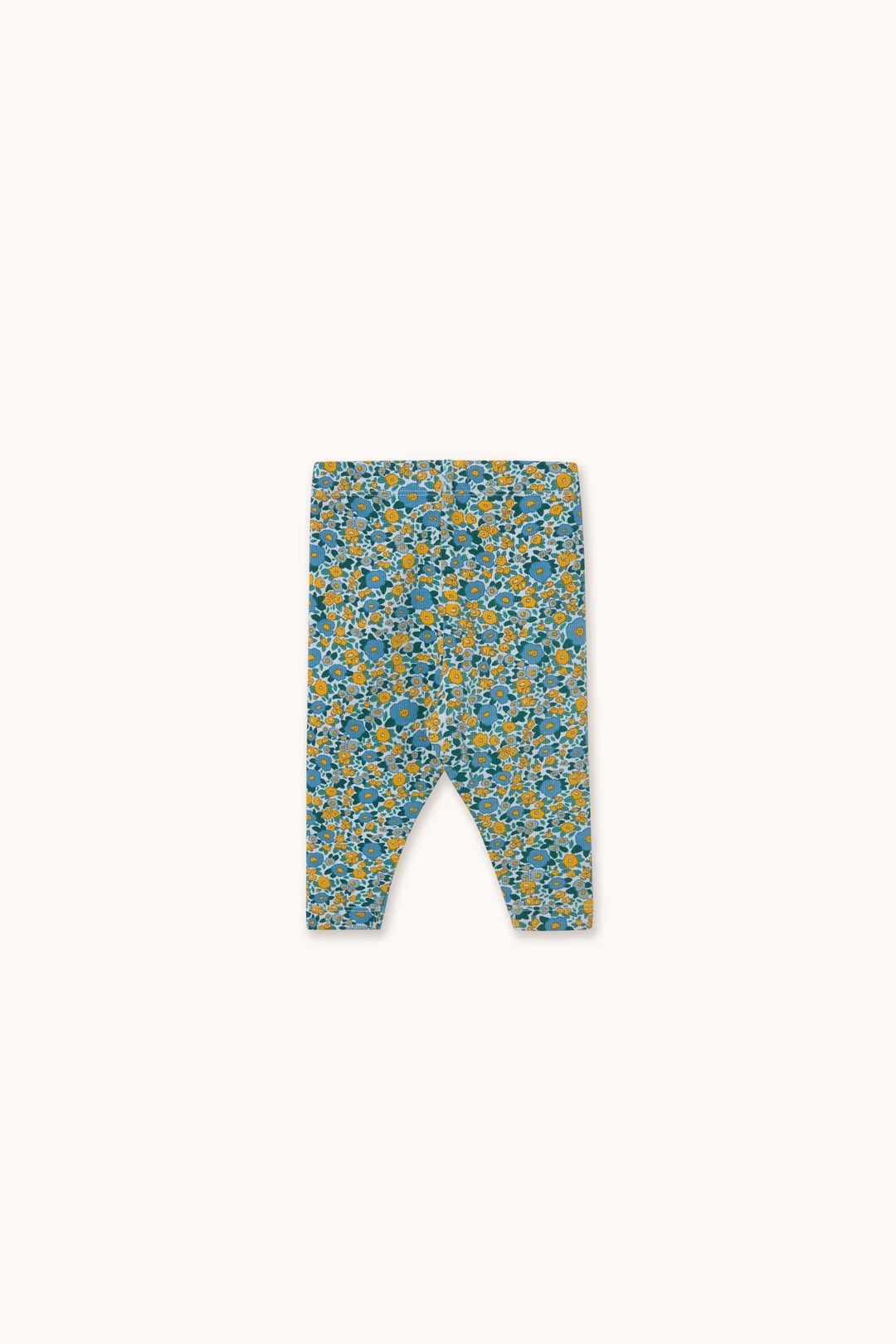 Flower Pattern Rib Baby Pant