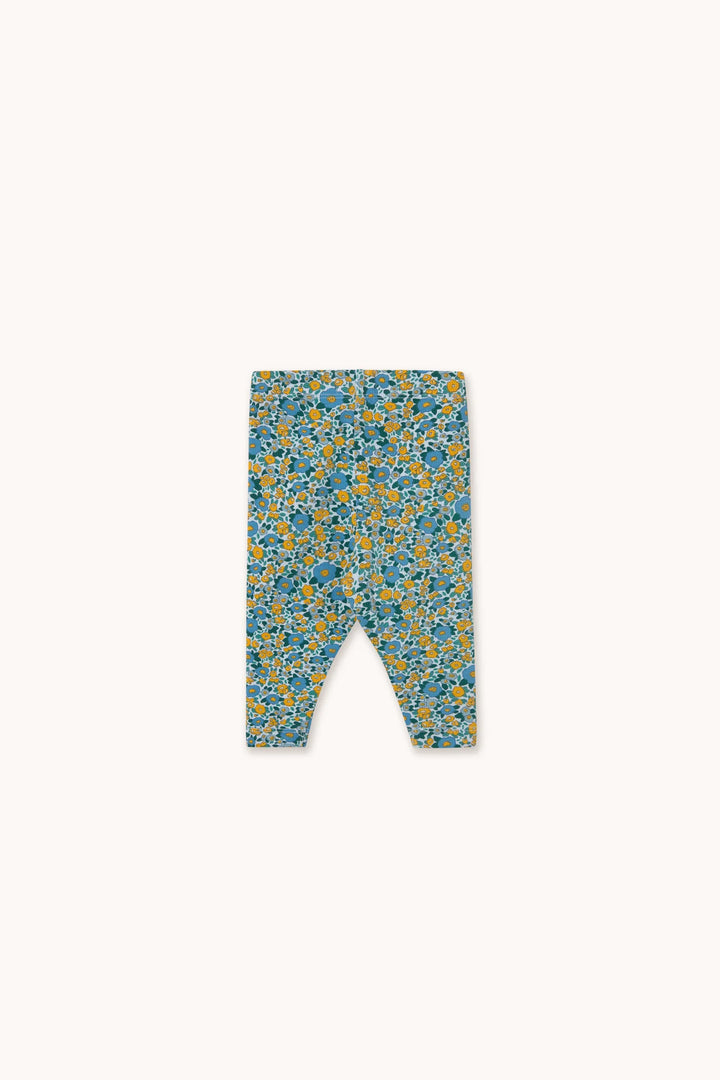 Flower Pattern Rib Baby Pant