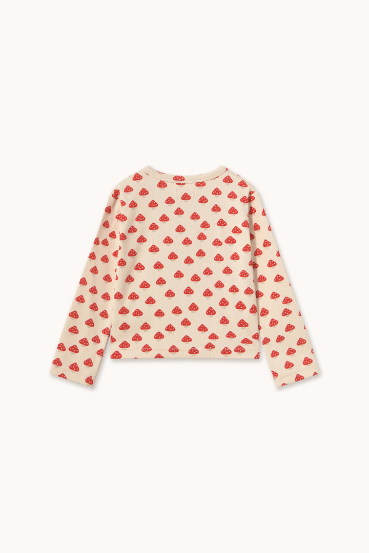 Mini Mushrooms Rib Cardigan