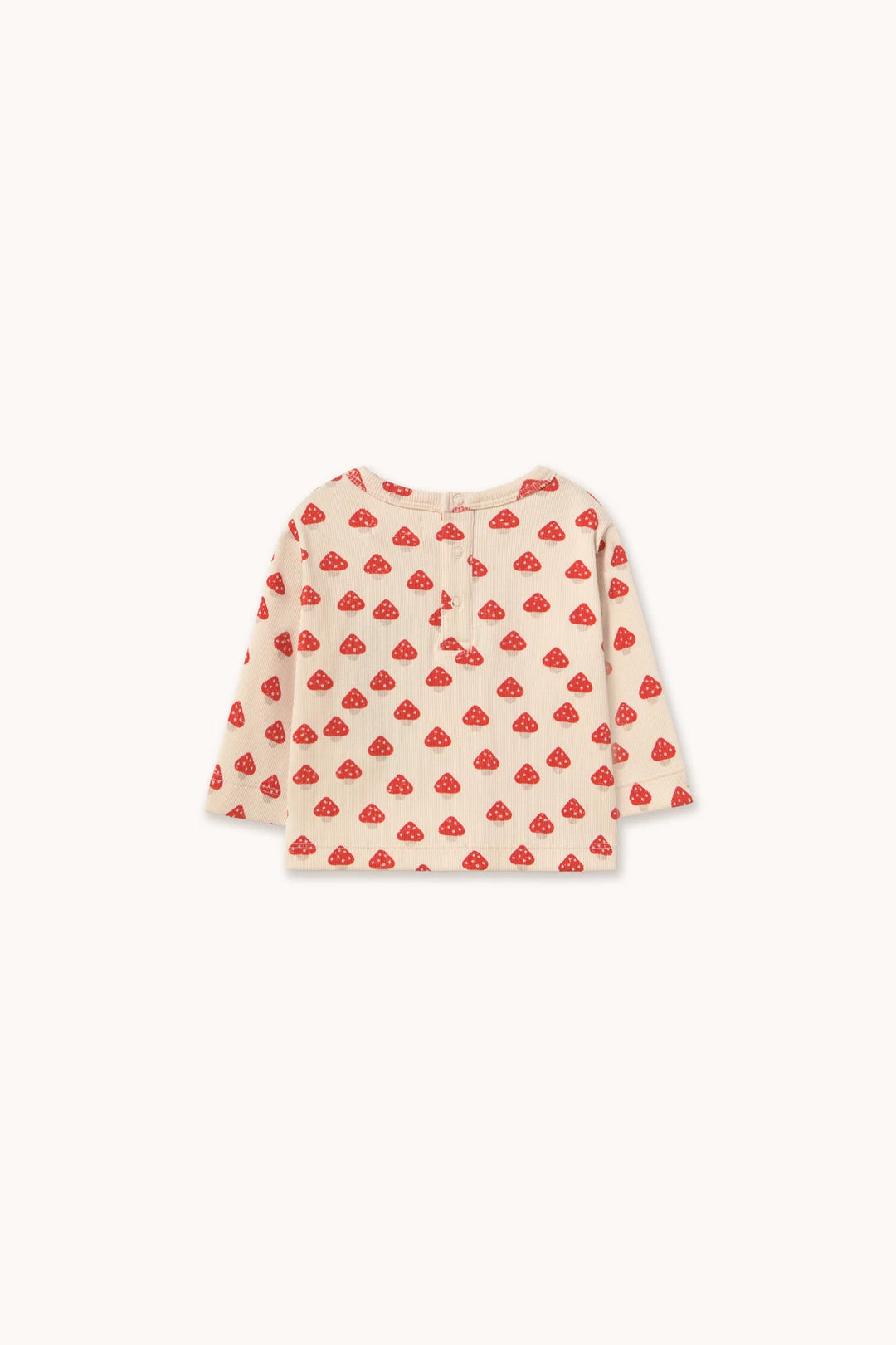 Mini Mushrooms Aop Rib Baby Tee