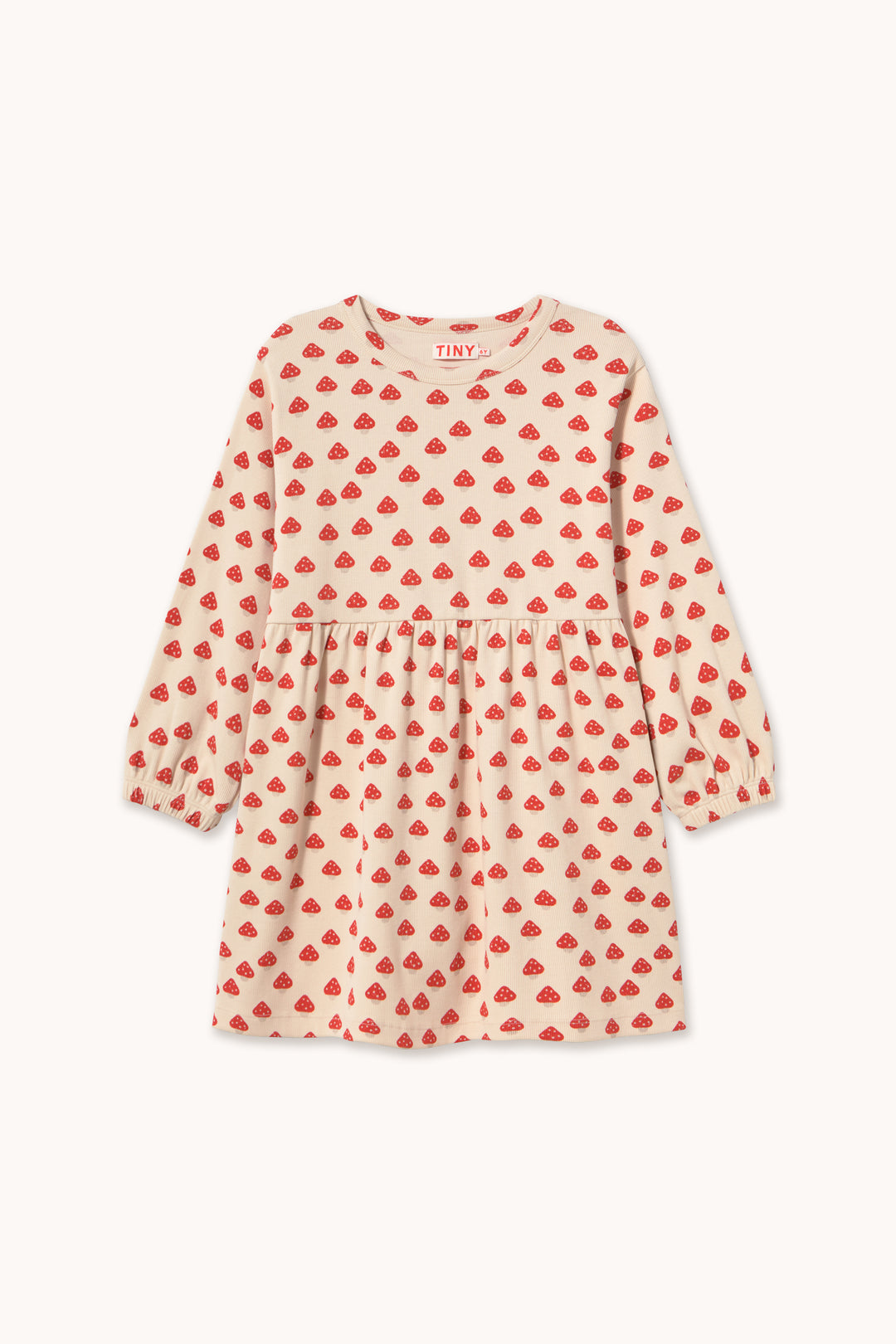 Mini Mushrooms Rib Dress