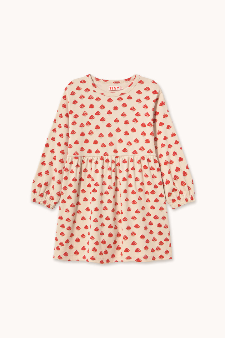 Mini Mushrooms Rib Dress