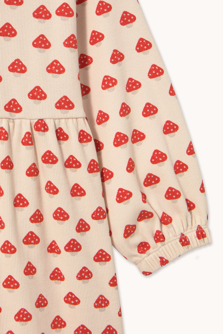 Mini Mushrooms Rib Dress