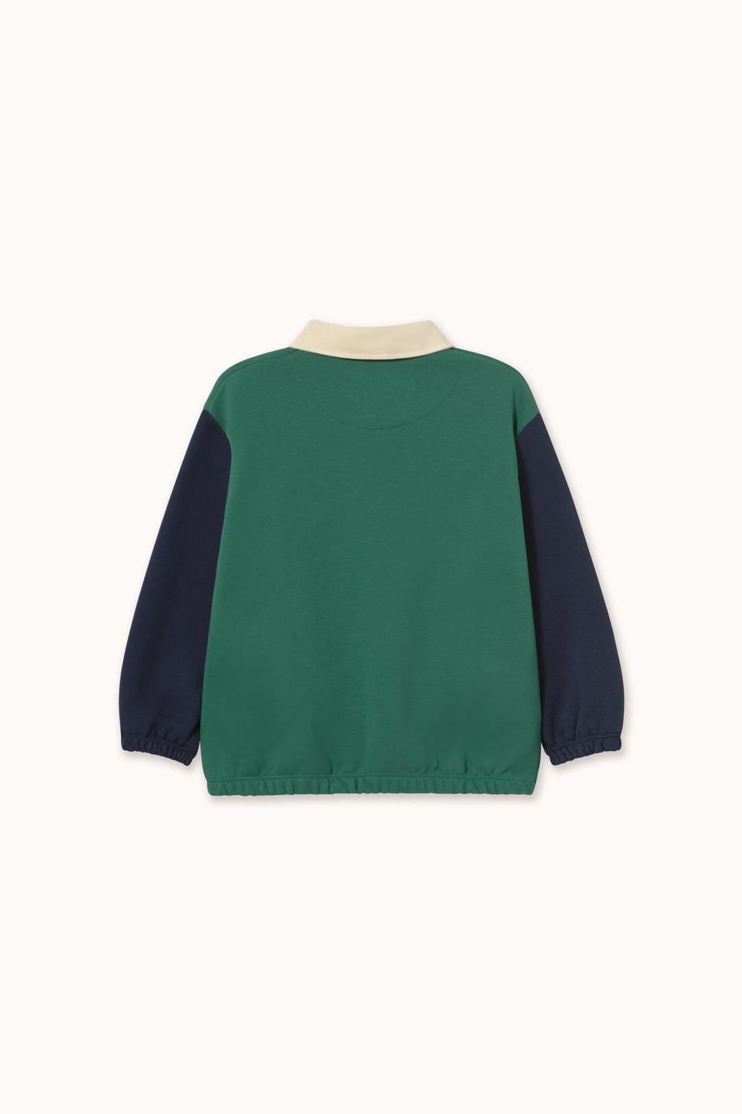 Color Block Polo Sleeve Tee