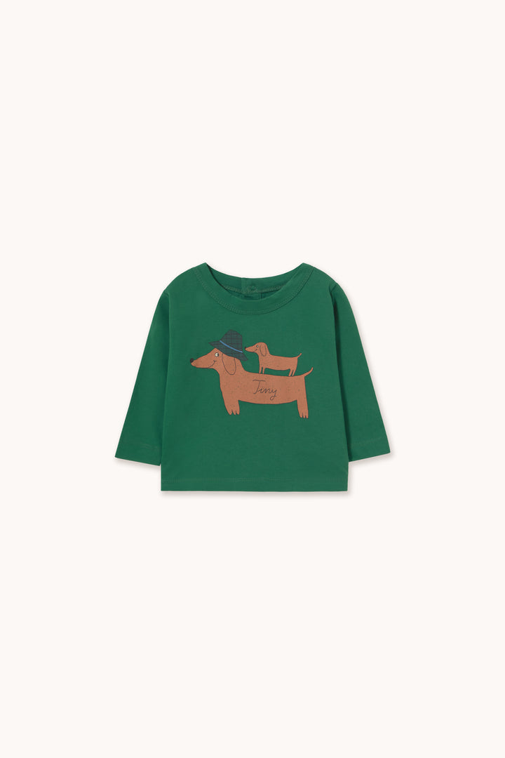 Two Dogs Graphic Baby Tee