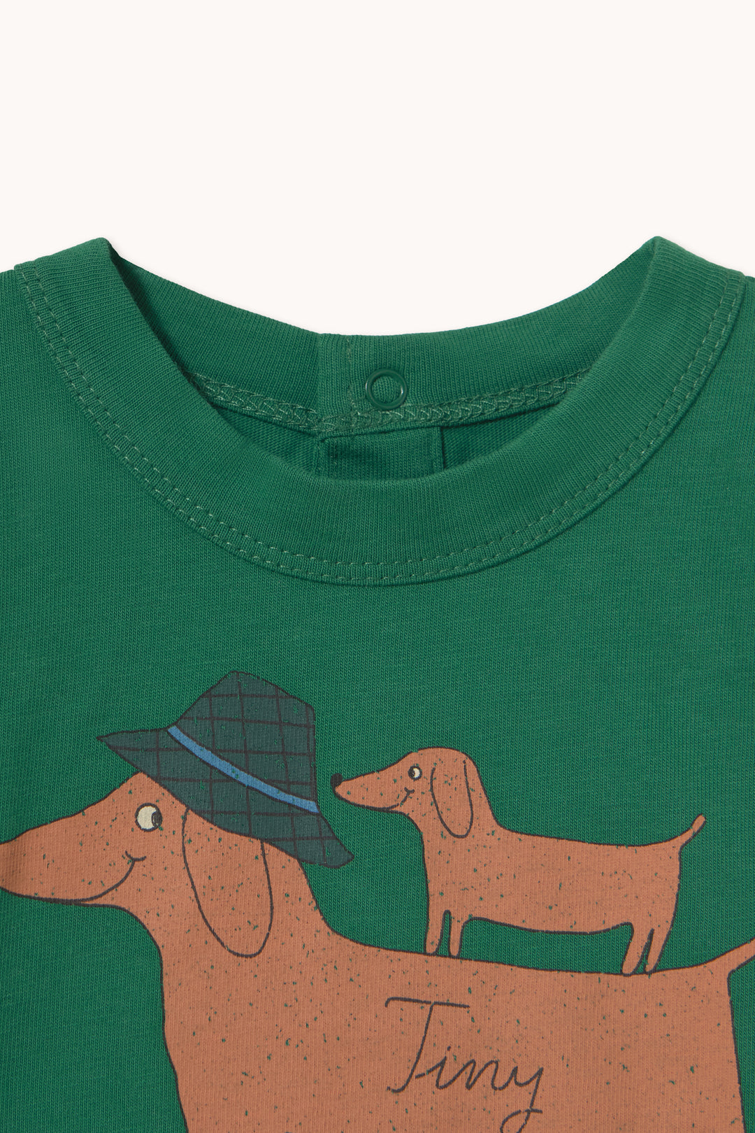 Two Dogs Graphic Baby Tee