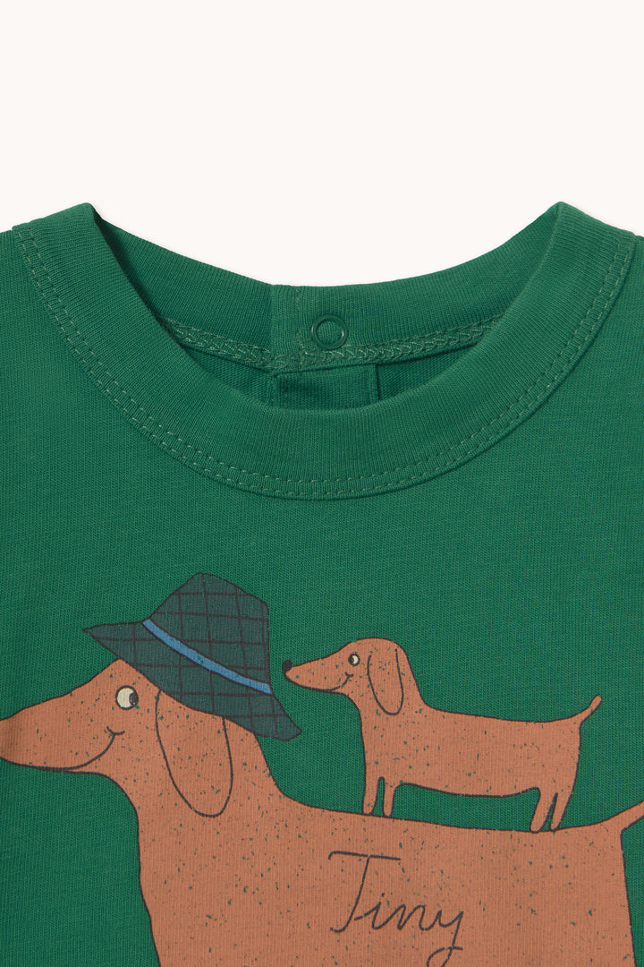 Two Dogs Graphic Baby Tee