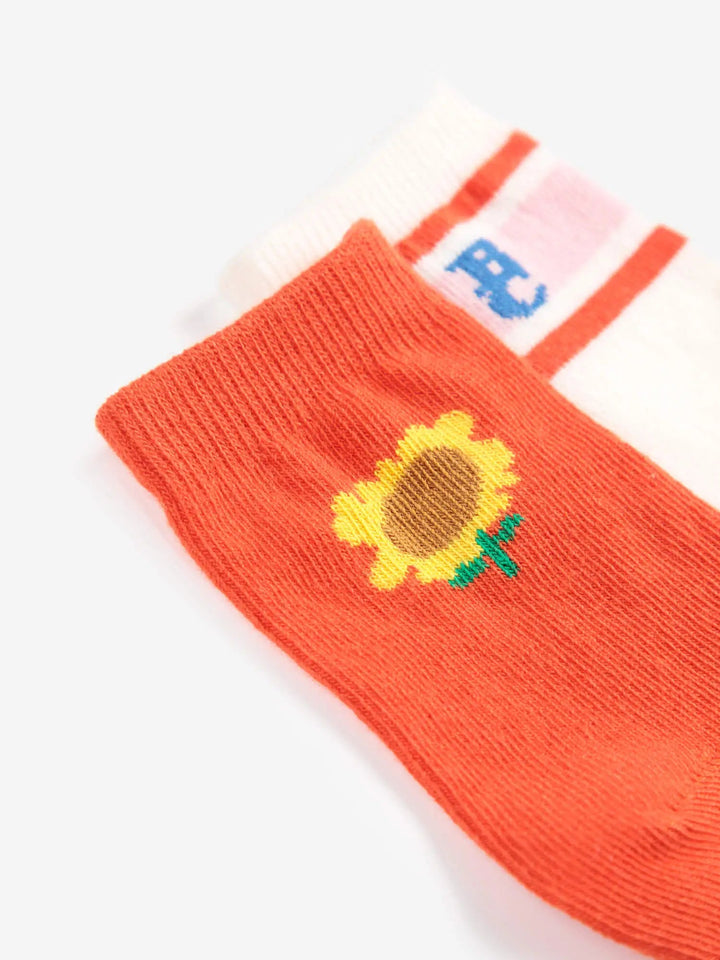 Sunflower Short Socks - Two Pack