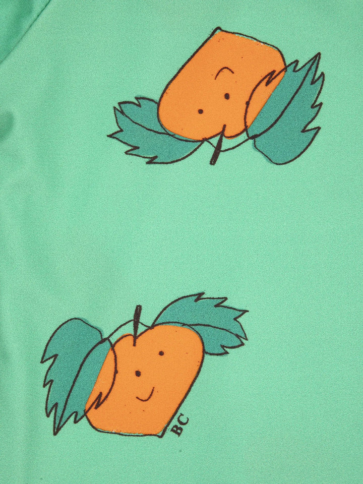 Tangerine all over swim T-shirt - baby