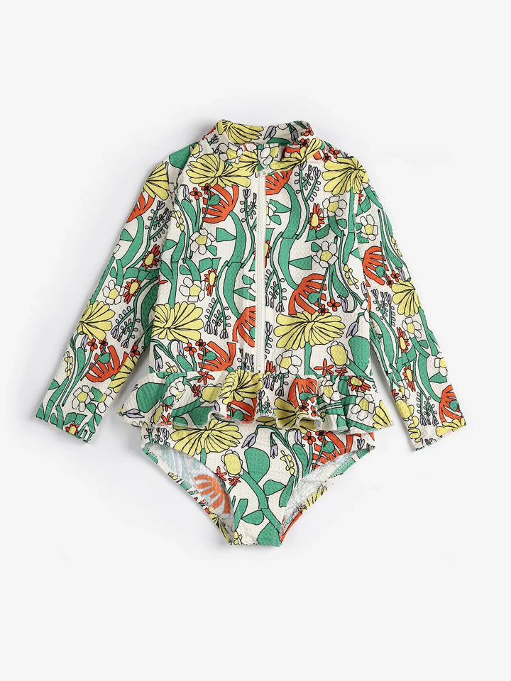 Color Herbalist all over swim overall - baby