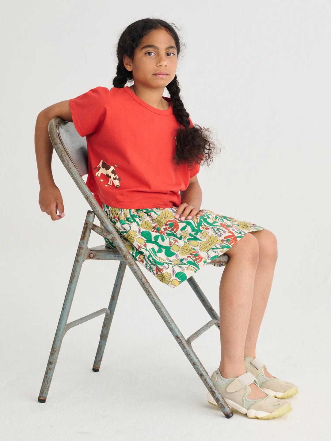 Farm Adventure cropped T‑shirt