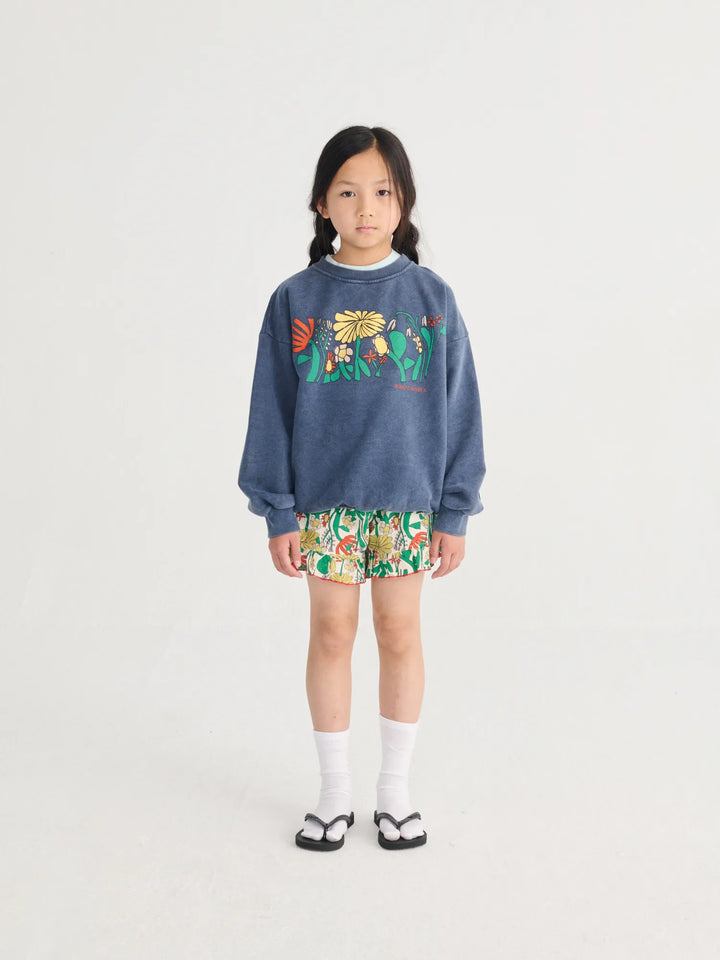 Color Herbalist all over woven shorts