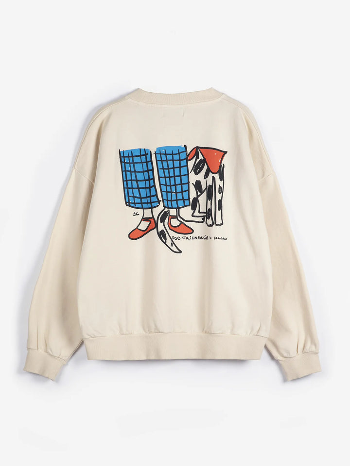 Dog Friendship relaxed sweatshirt