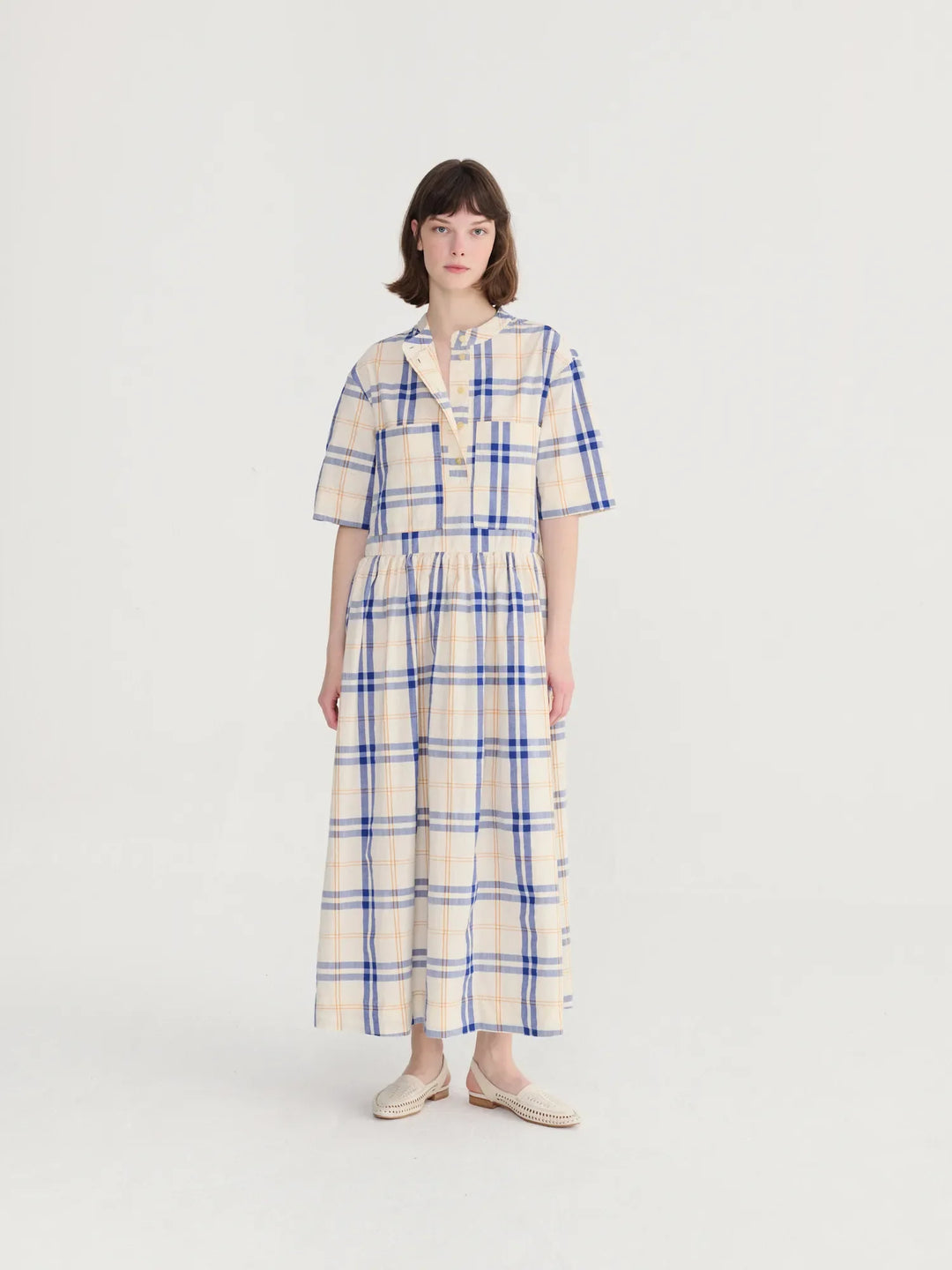 Fun Tartan Cotton Dress