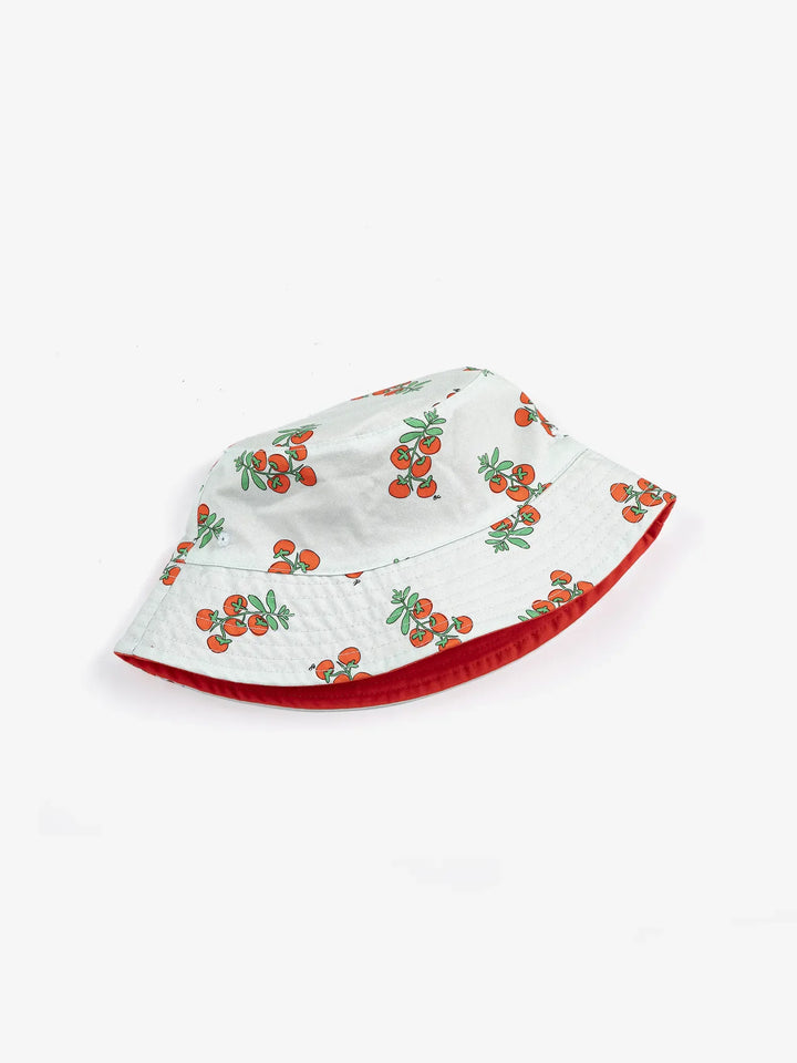 Juicy Tomatoes all over reversible hat - baby
