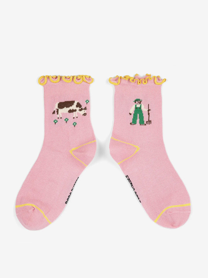 Farm Adventure Ruffled Socks