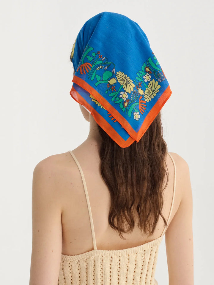 Color Herbalist Scarf Silk-touch