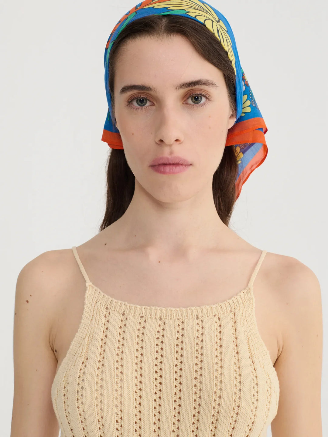 Color Herbalist Scarf Silk-touch