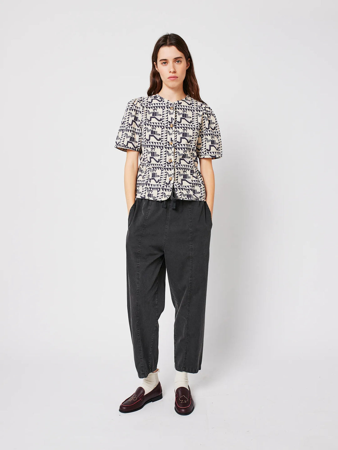 Dark Grey Cocoon Pants