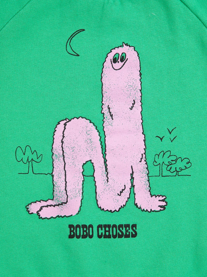 Long Pinky Puff Baby Sweatshirt