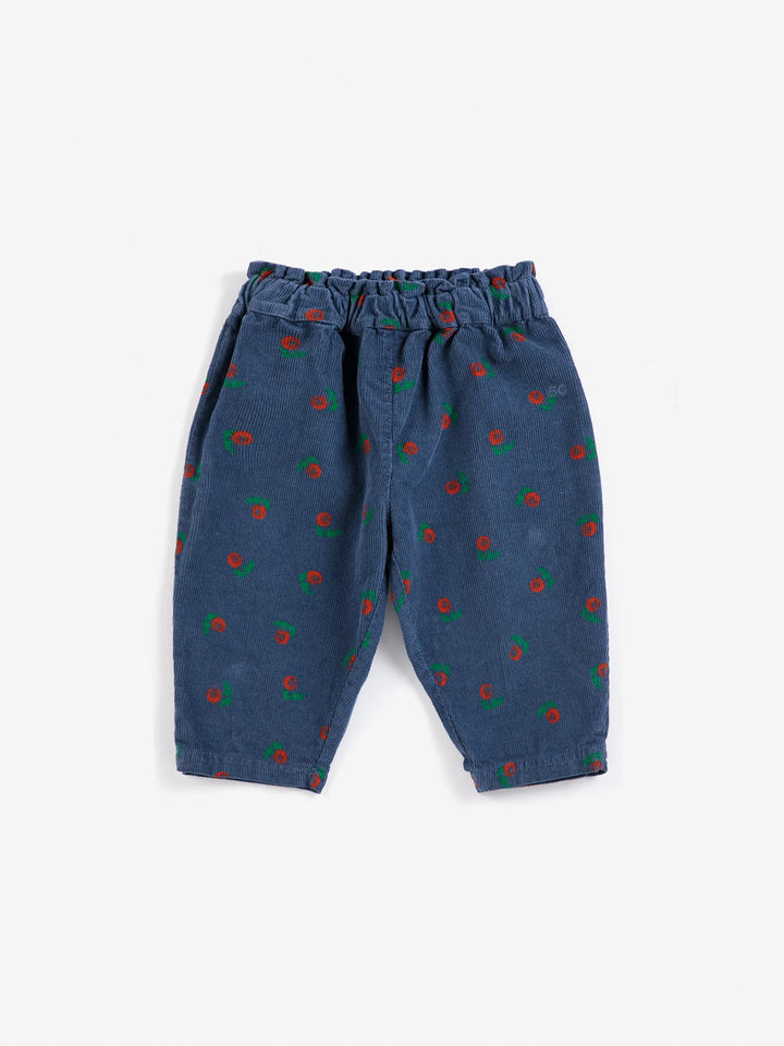 Stamp Bloom Corduroy Pants - Baby