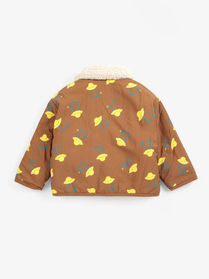 Pixel Abduction Sheepskin Reversible Jacket