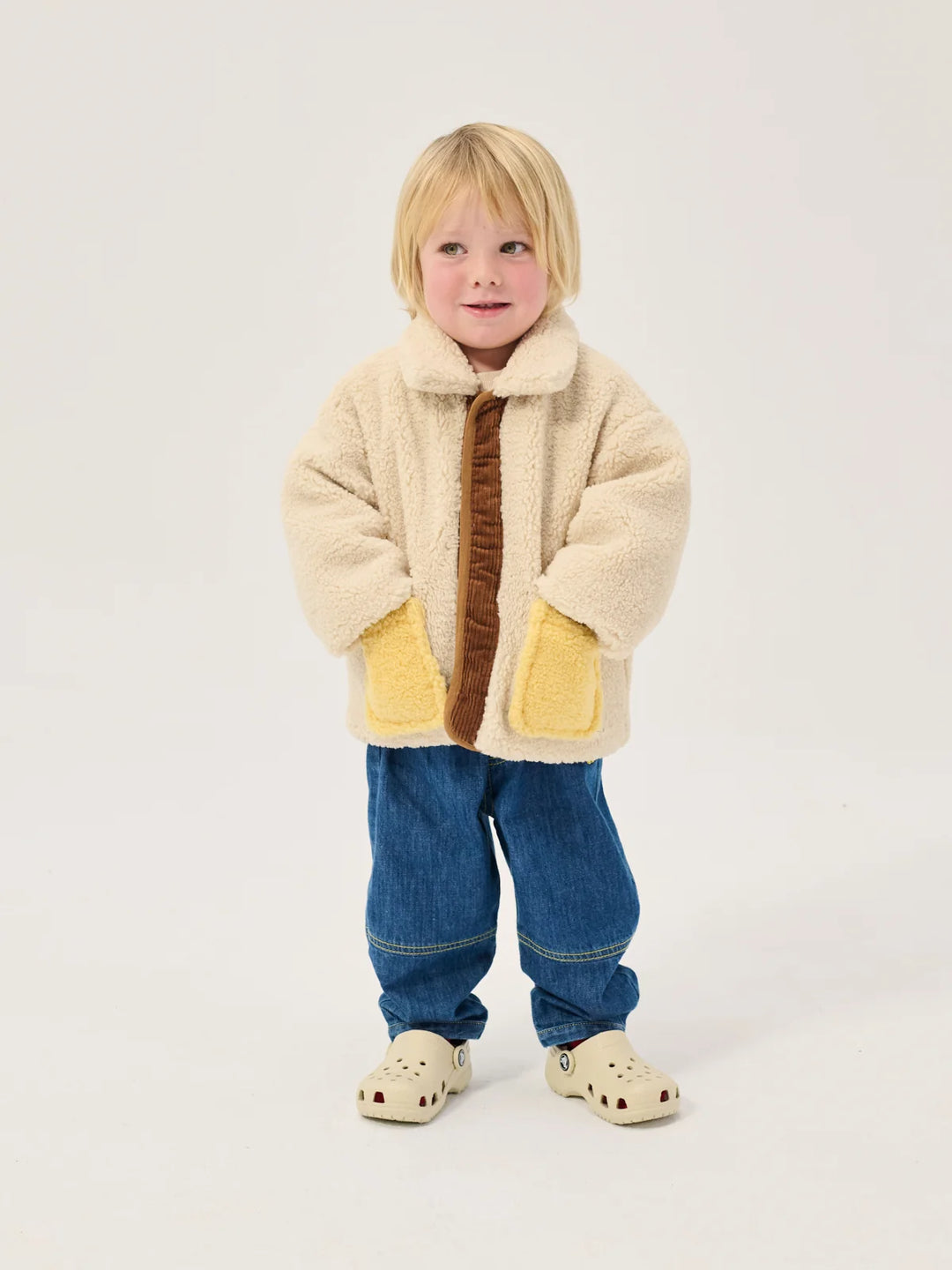 Pixel Abduction Sheepskin Reversible Jacket