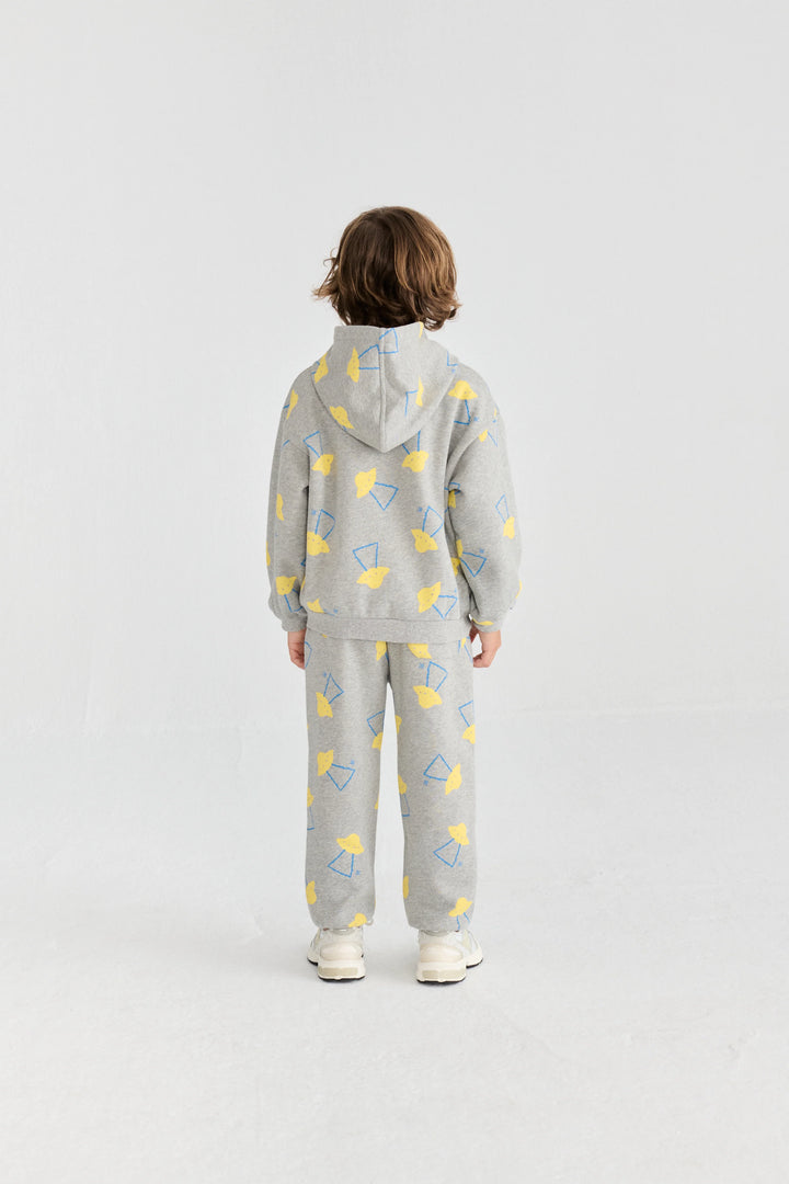 Pixel Abduction All Over Zipped Hoodie
