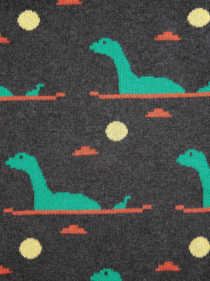 Lake Monster All Over Jacquard Jumper