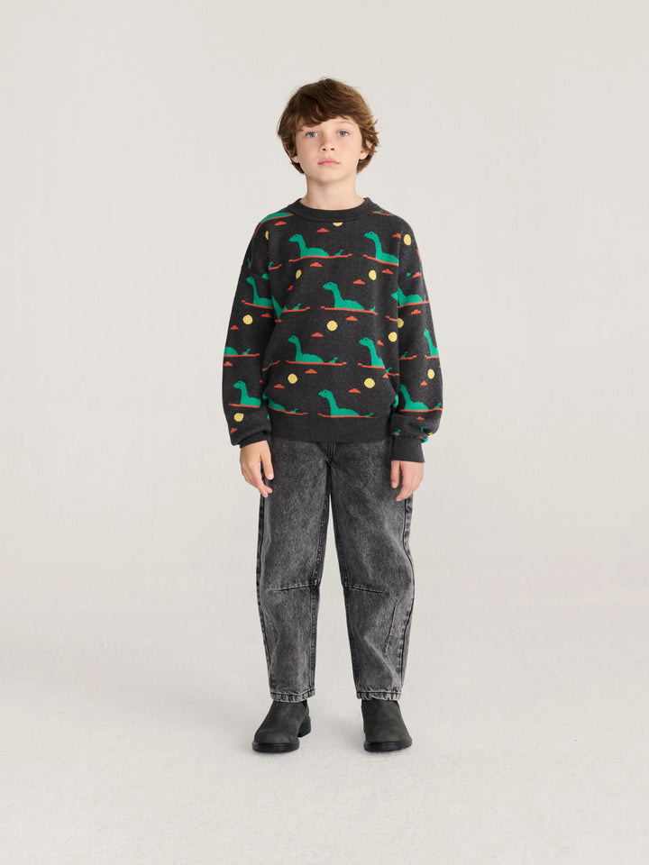 Lake Monster All Over Jacquard Jumper