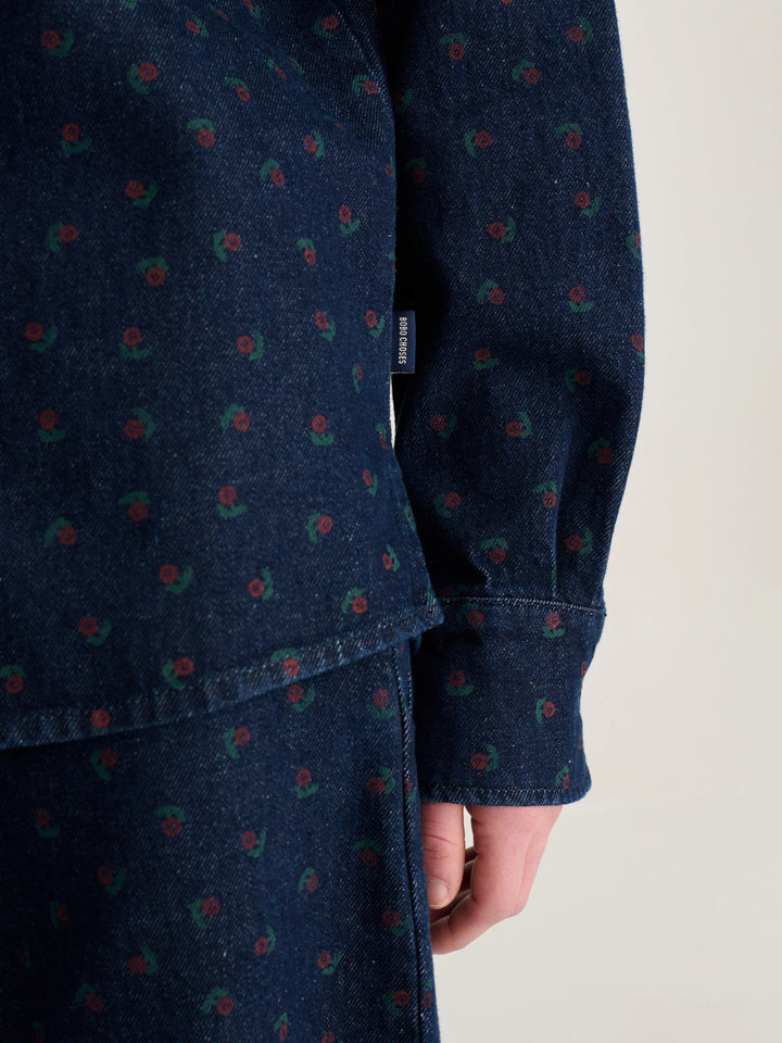 Swamp Whirl Light Denim Shirt