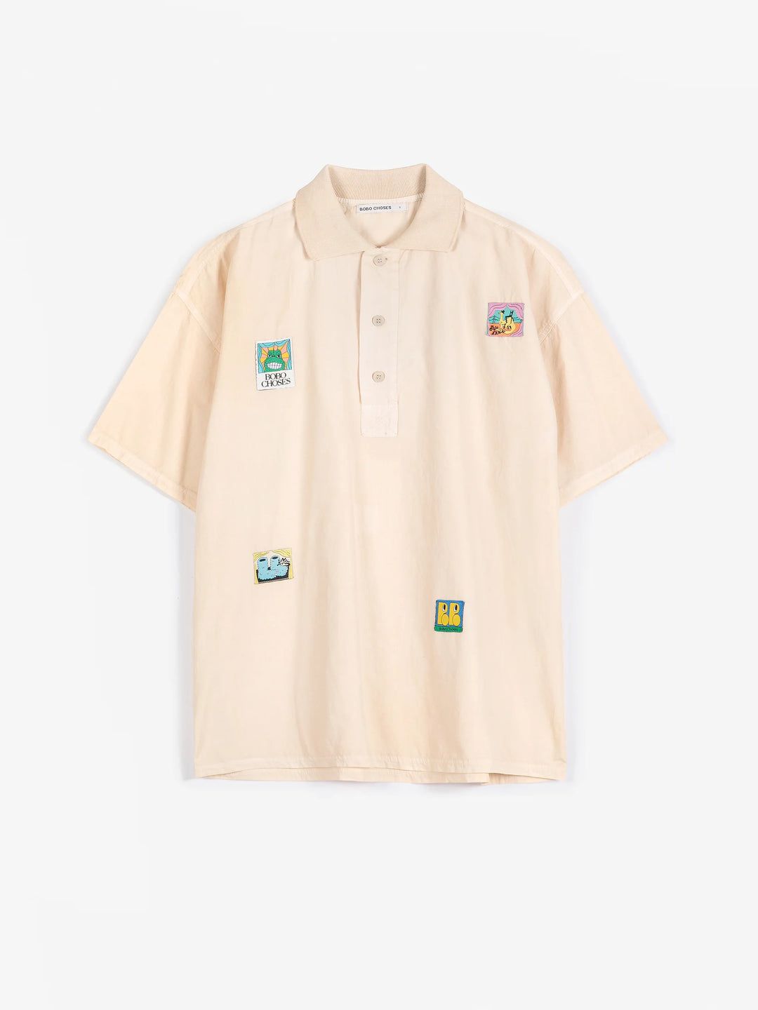 Oversize Poplin Polo Shirt