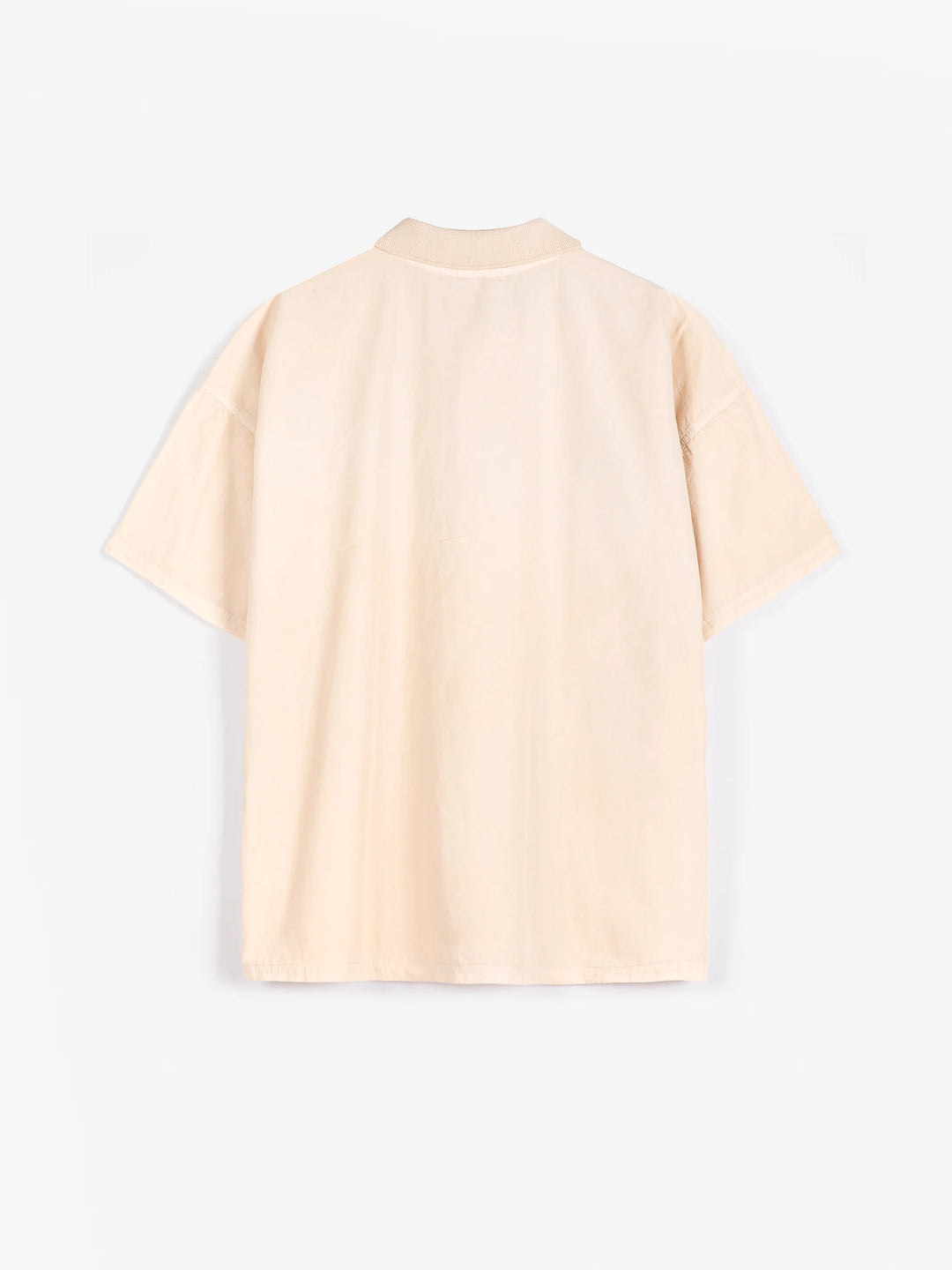 Oversize Poplin Polo Shirt