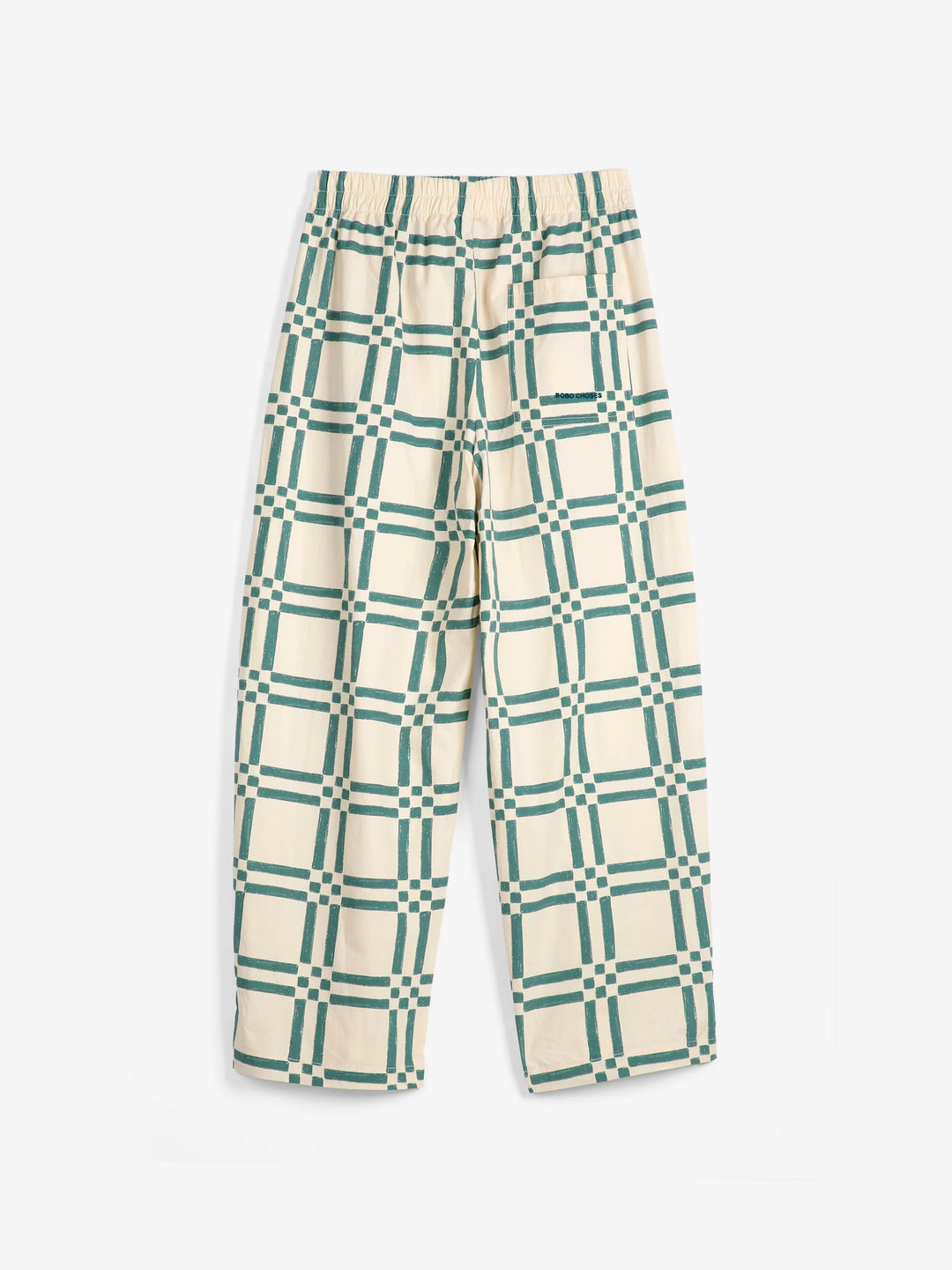 Square All Over Cotton Baggy Pants