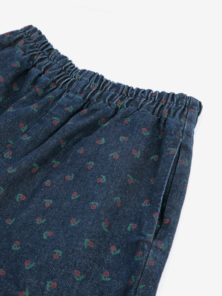 Swamp Whirl Denim Cocoon Pants