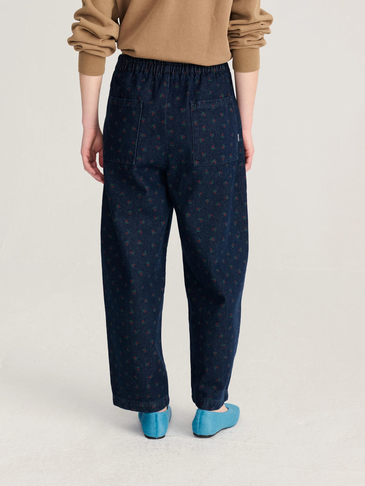 Swamp Whirl Denim Cocoon Pants