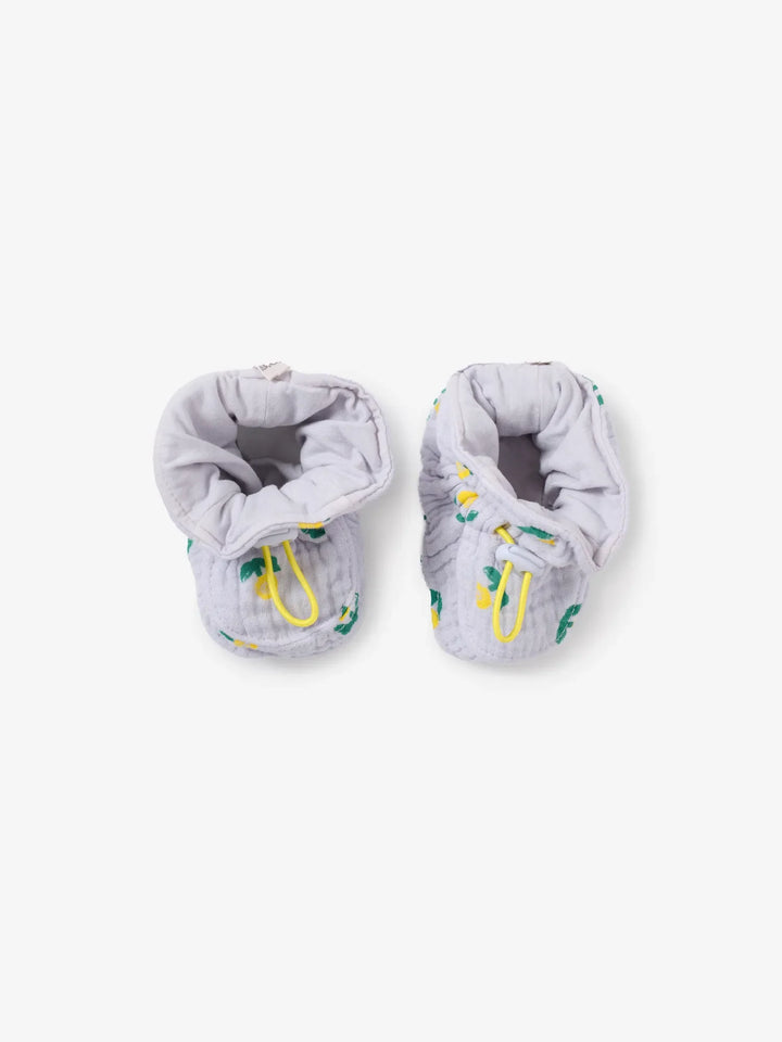 Stamp Bloom All Over Baby Booties
