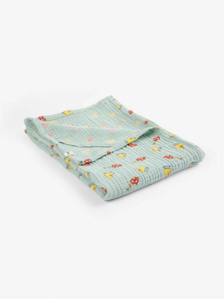 Mush Monster All Over Muslin Sloth
