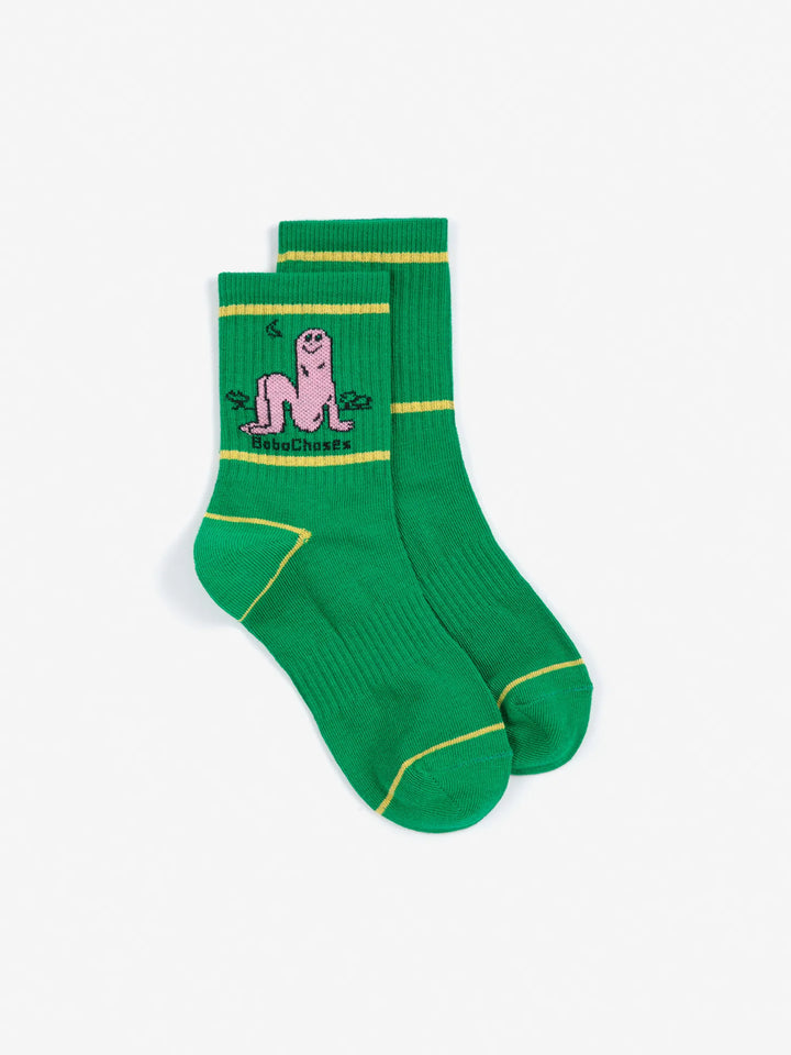Long Puff Short Socks