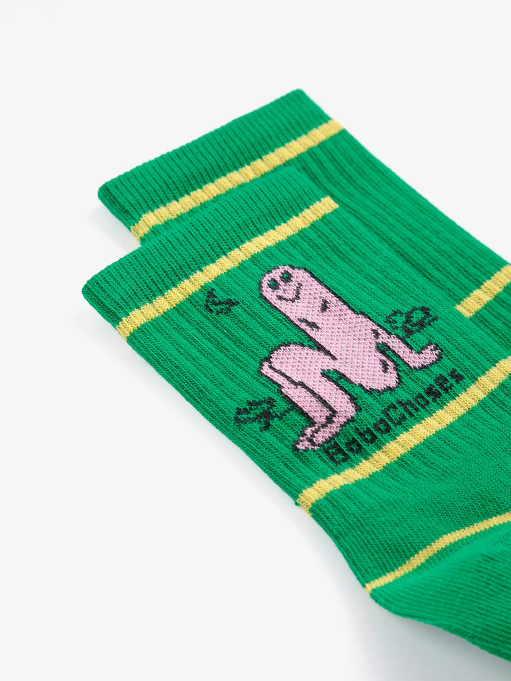 Long Puff Short Socks