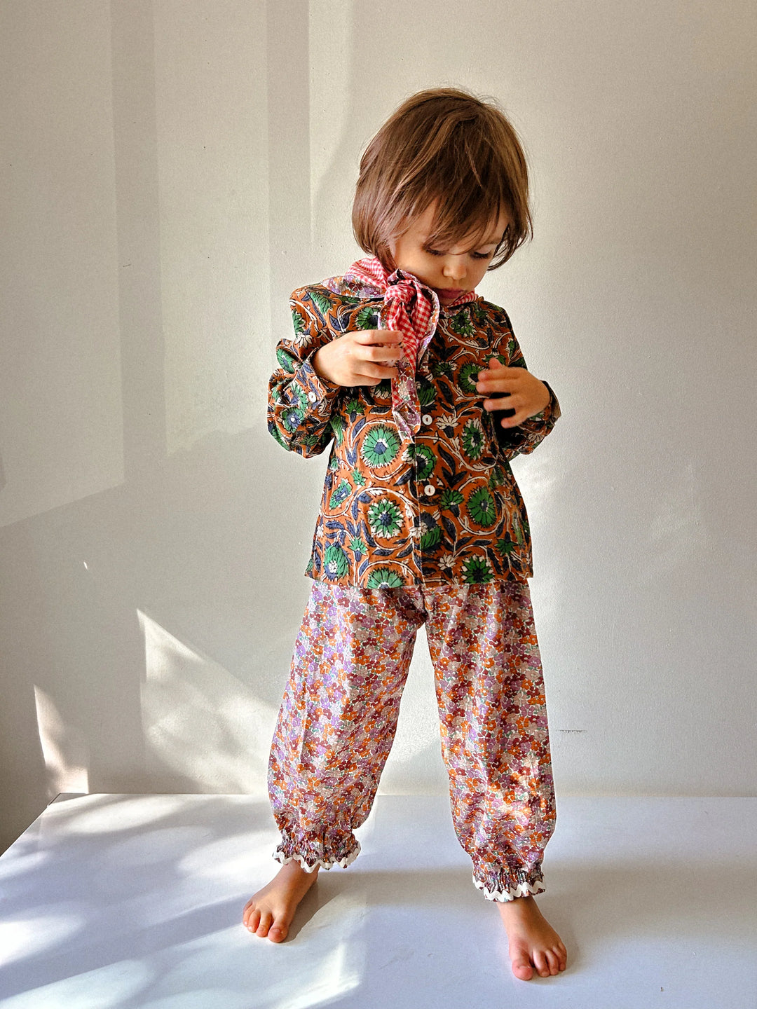 Ballet Pant in Fall Floral Liberty Print