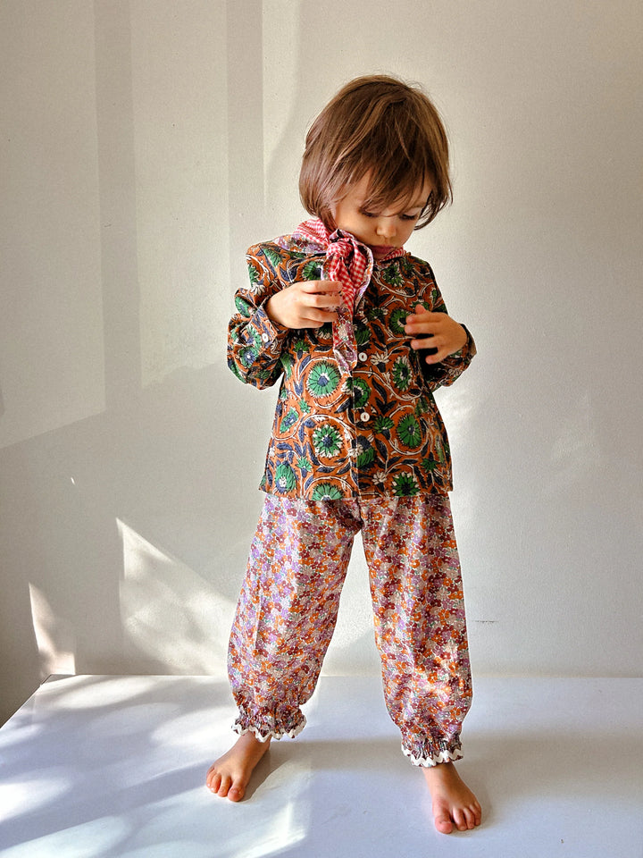 Ballet Pant in Fall Floral Liberty Print