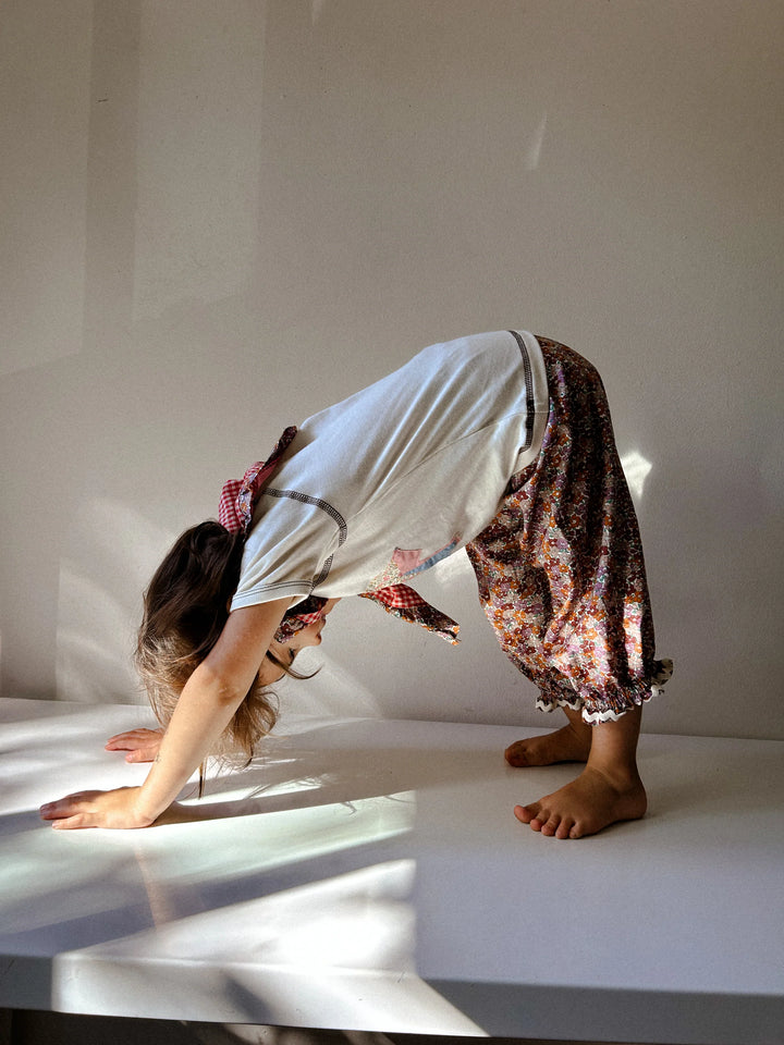 Ballet Pant in Fall Floral Liberty Print