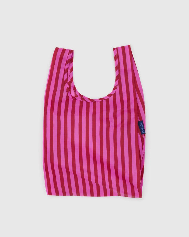 Baby Baggu - Pink & Red Painted Stripe