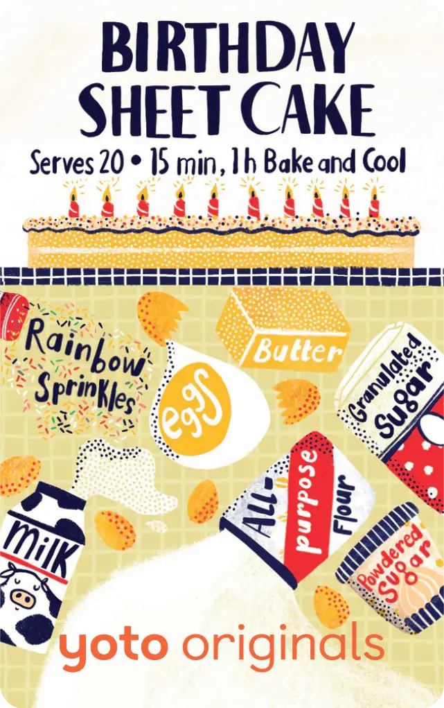 Yoto Card: Baking with Yoto