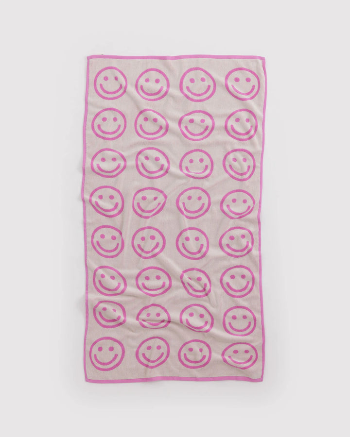 Bath Towel - Happy Pink
